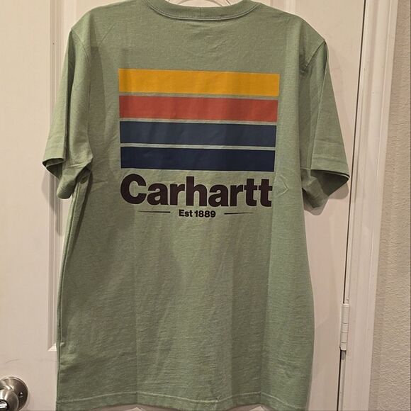 Carhartt Relaxed Fit Heavyweight S/S Pocket Line Graphic T-shirt - Picture 6 of 7